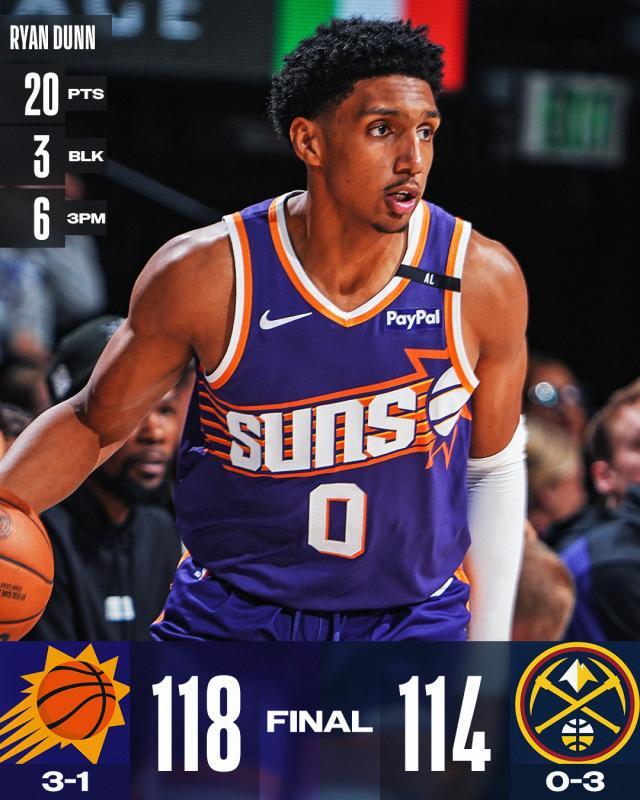 赛程直播-一场顶大学一年？太阳28顺位捡漏 邓恩能成顶级3D？